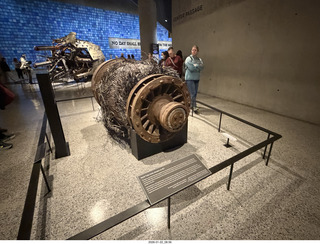 New York City - Manhattan - World Trade Center Museum stairs