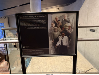 New York City - Manhattan - World Trade Center Museum sign