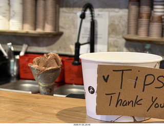 New York City - Manhattan - rose-petal ice-cream cone