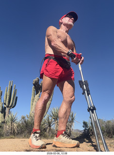 Adam with cat Pickle on my shoulder