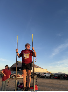Arizona Flying Circus - Adam on standing rocker