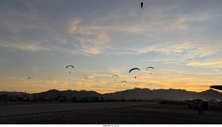 Arizona Flying Circus - PPGs - sunset