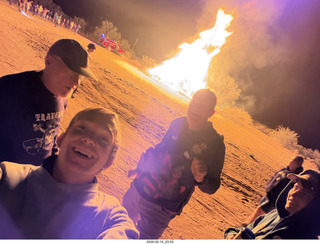 Arizona Flying Circus - night - fire - Adam