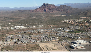 aerial - around Falcon (FFZ)