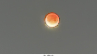 iPhone picture of total lunar eclipse