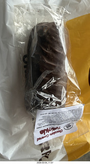 Neil gave me a chocolate-covered Twinkie