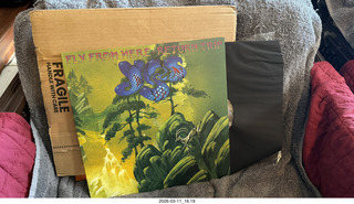 Yes Fly From Here record with Fragile package