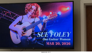 Chandler Arts - Sue Foley - One Guitar Woman - program
