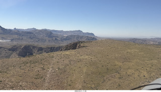 aerial - flight back from Grapevine to Mesa