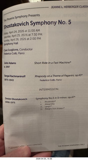 Phoenix Symphony - Shostakovich No. 5 program