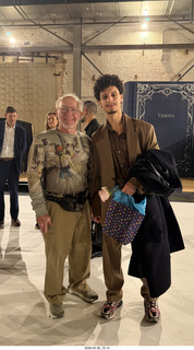 Chandler Arts evening - friend and Adam