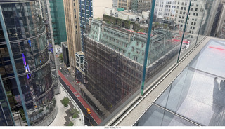 New York City - One Times Square glass floor + Adam