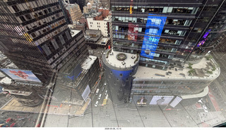 New York City - One Times Square glass floor + Adam