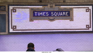New York City - One Times Square + Adam