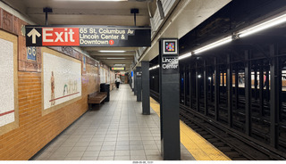 New York City - subway station - Lincoln Center