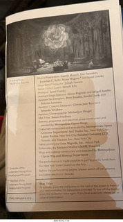 New York City Opera - La Traviata program